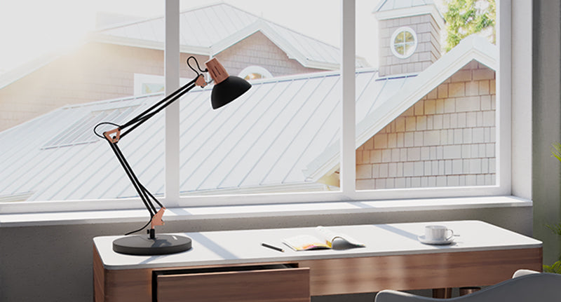 Lepower Metal Desk Lamp on desk